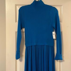 NWT Anthropologie Mock Neck Sweater Maxi Dress